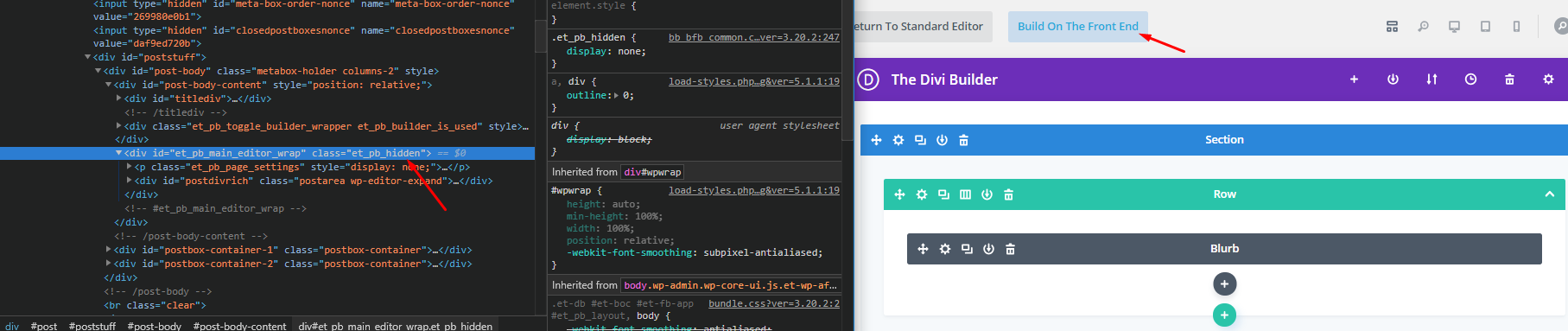trick to get the divi shortcode